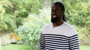 a young man Jarmani, residence manager at The Arc of Monroe, talks about why he loves his job